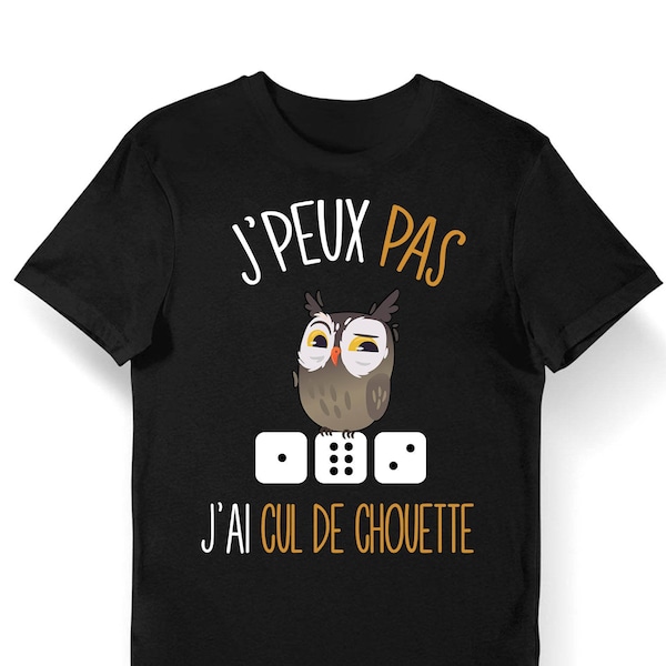 T-shirt Référence Kaamelott Perceval et Karadoc Jeu Cul de Chouette | Le jeu de société | T-shirt Bio Homme Femme Enfant et Body Bébé