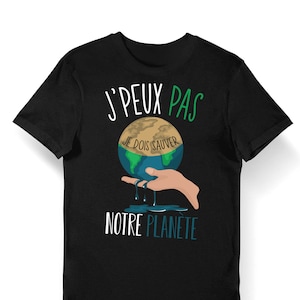 Planet | I can&#39;t I save Our Planet| Bio Men&#39;s Children&#39;s T-shirt and Body Baby Humor / Fun / Funny For Ecologist