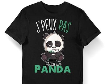 T shirt 2025 panda homme