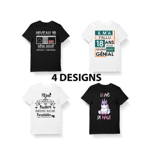 Birthday gift 18 years | T-shirt Bio Man and Woman Sweatshirt and Mug l Designs age Humor