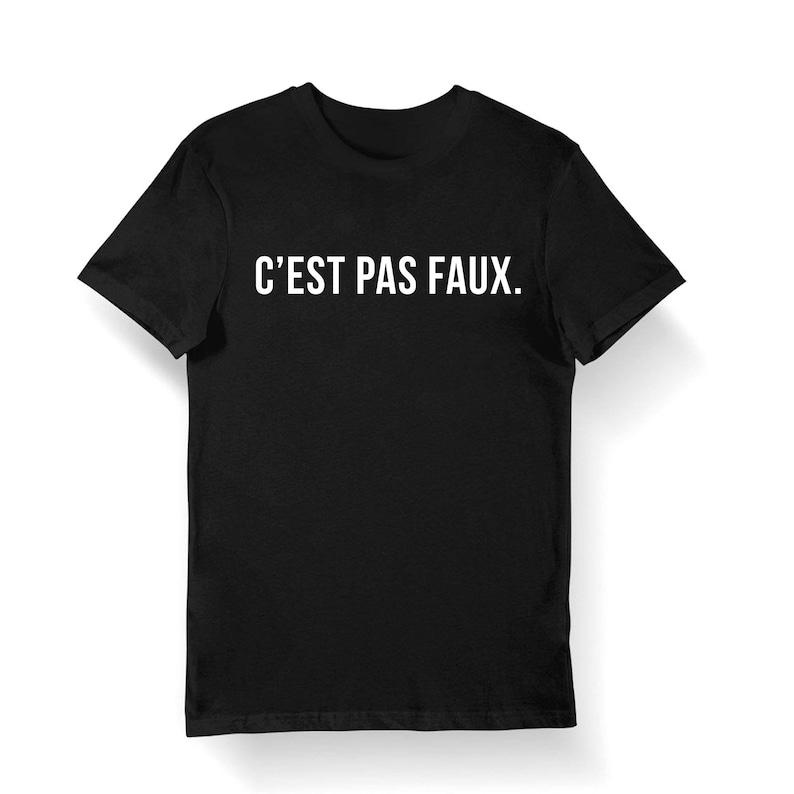 Kaamelott Citation Perceval C'est pas faux T-shirt Bio Homme Femme Enfant et Body Bébé Humour Série TV image 1