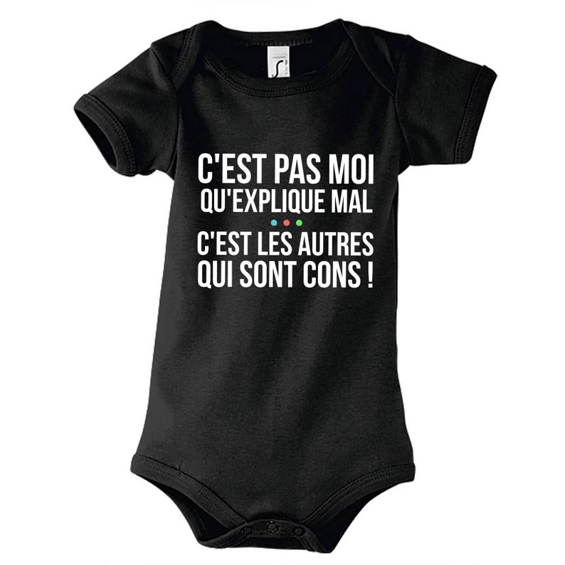 Kaamelott Citation Perceval C'est Pas Moi Qui explique Mal T-shirt Bio Homme Femme Enfant et Body Bébé Humour Série TV image 7