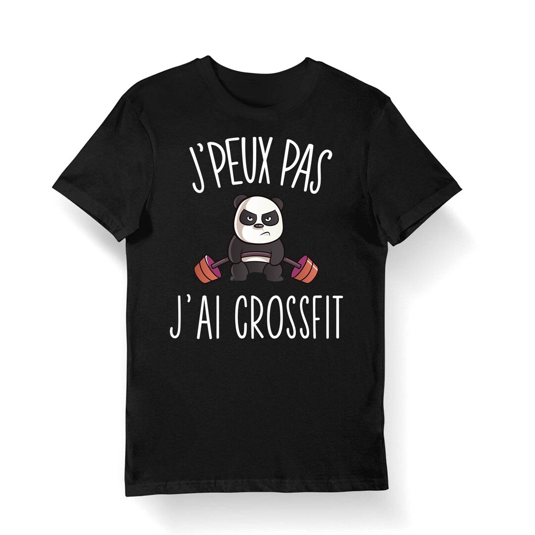 Débardeur Humour Crossfit 'J'peux Pas J'ai WOD' - Cadeau Drôle Pour Sportif Homme/Femme