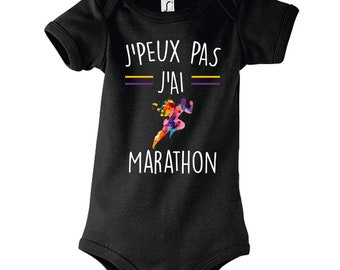 T-Shirt Humour Course Trail 'Je Peux Pas J'ai Trail' - Idéal Pour Runneuses Et Traileurs