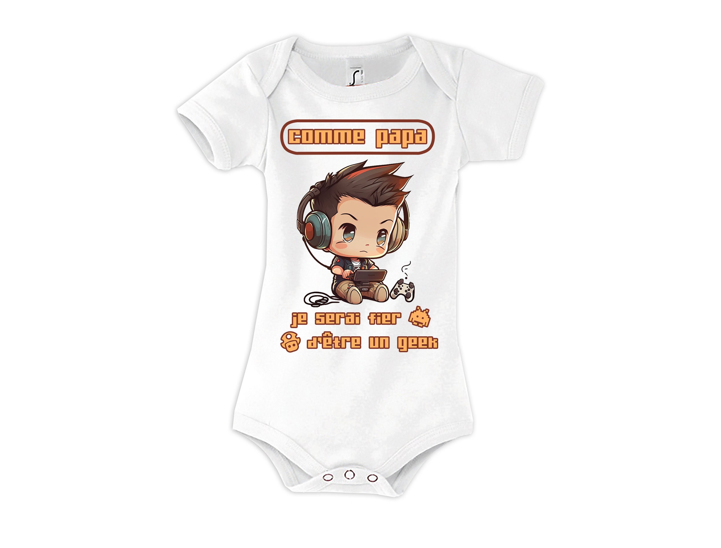 V tements de b b geek Etsy France