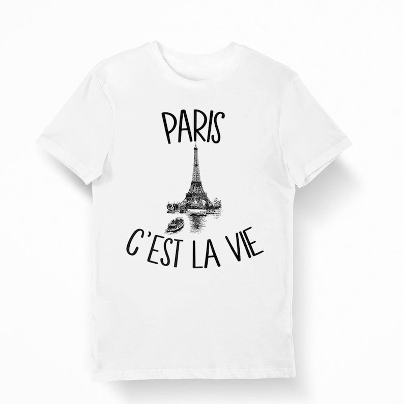 Paris T-shirt Bio Men's Child and Body Baby T-shirt image 1