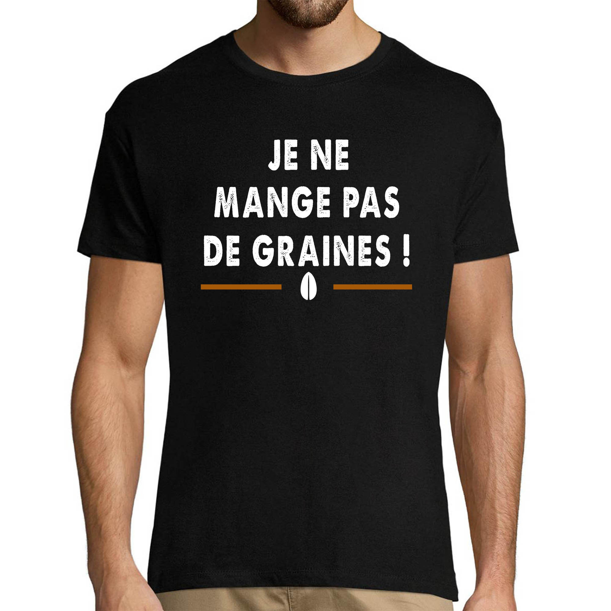 Cadeau Humour Homme Femme T-Shirt Noir Citations Drole Je Ne