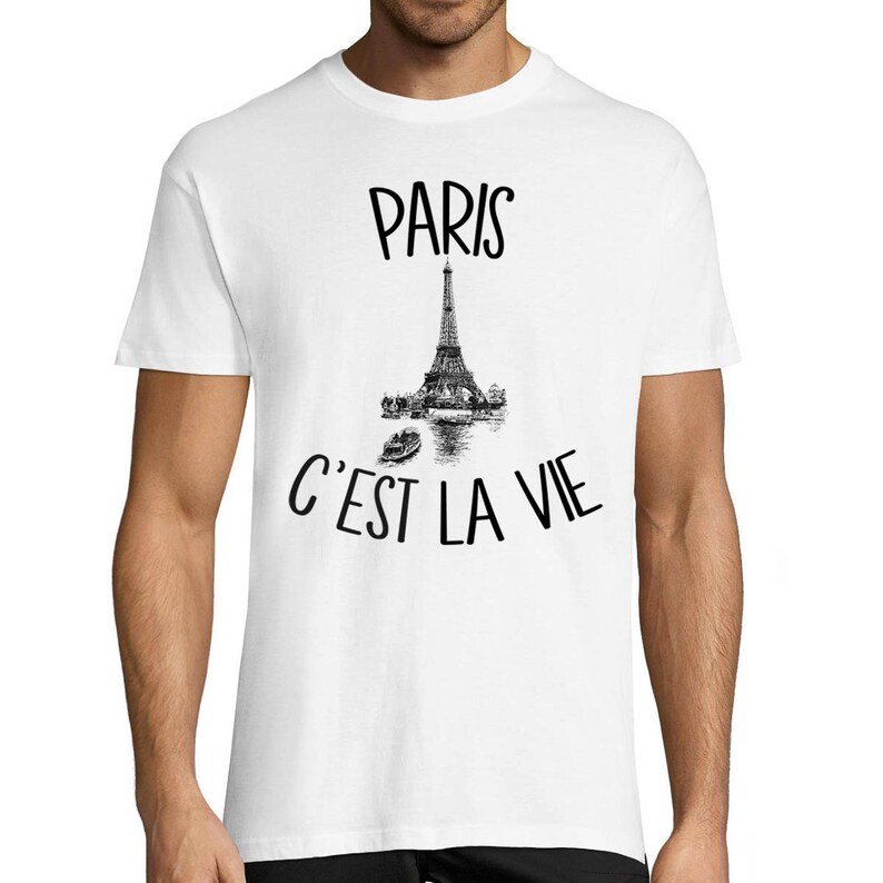 Paris T-shirt Bio Men's Child and Body Baby T-shirt image 2