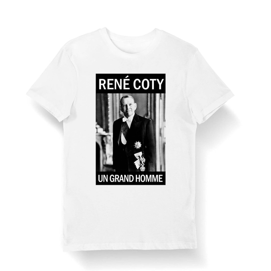 Rene Coty A Great Man Quote OSS 117 Bio Men's Children's T-shirt and ...