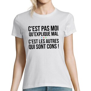 Kaamelott Citation Perceval C'est Pas Moi Qui explique Mal T-shirt Bio Homme Femme Enfant et Body Bébé Humour Série TV image 6