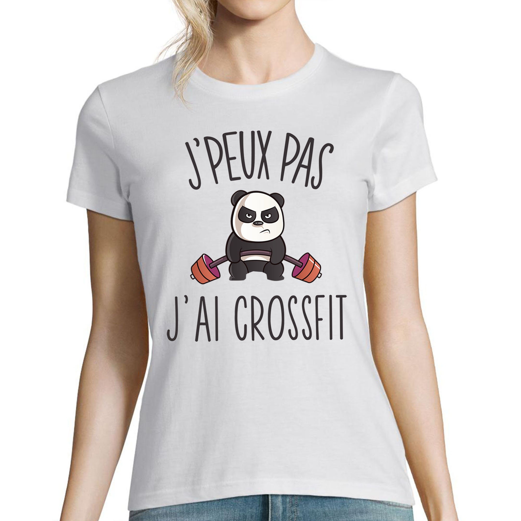 T-shirt Personnalisé J'peux Pas J'ai CrossFit