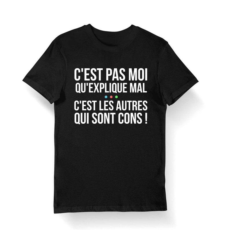 Kaamelott Citation Perceval C'est Pas Moi Qui explique Mal T-shirt Bio Homme Femme Enfant et Body Bébé Humour Série TV image 1