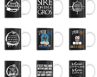 Mug Kaamelott référence meilleures citations Perceval Karadoc roi burgonde / Idée cadeau Tasse Humour