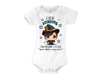 Body Baby Magier | Baby Humor süße ärmellose Kleidung für Junge