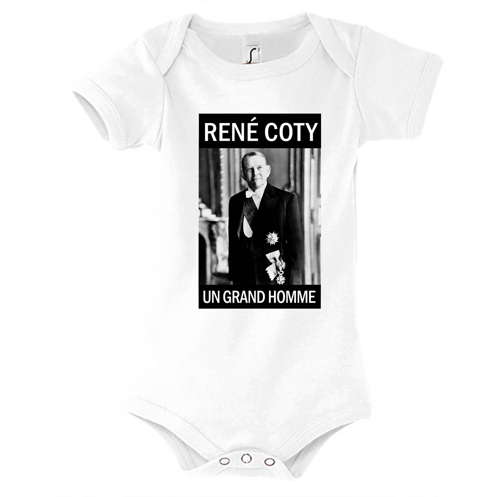 Réné Coty Un Grand Homme | Citation OSS 117 | T-shirt Bio Homme Femme ...