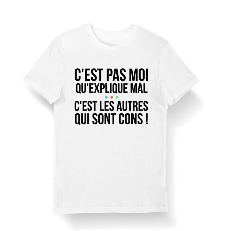 Kaamelott Citation Perceval C'est Pas Moi Qui explique Mal T-shirt Bio Homme Femme Enfant et Body Bébé Humour Série TV image 2