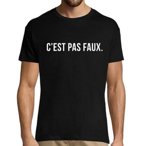 Kaamelott Citation Perceval C'est pas faux T-shirt Bio Homme Femme Enfant et Body Bébé Humour Série TV image 3