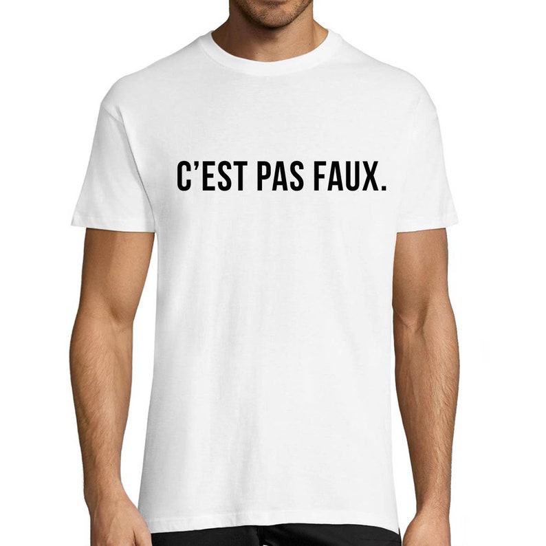 Kaamelott Citation Perceval C'est pas faux T-shirt Bio Homme Femme Enfant et Body Bébé Humour Série TV image 4