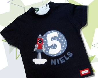 Birthday Shirt Rocket