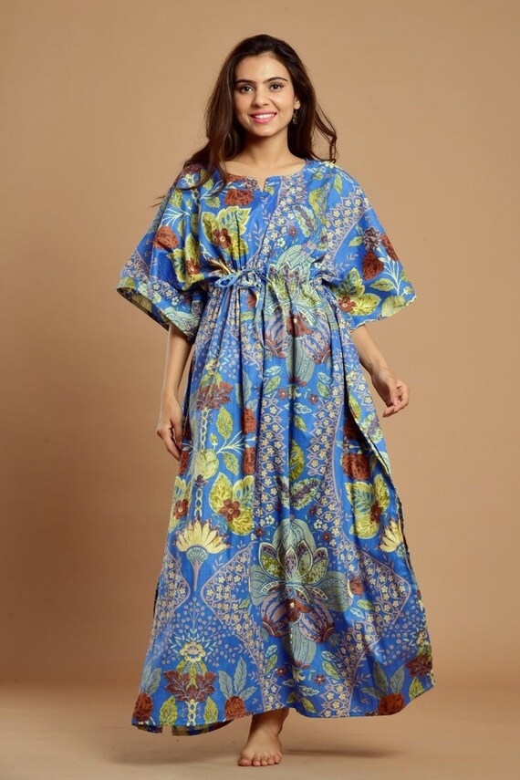kaftan gown cotton
