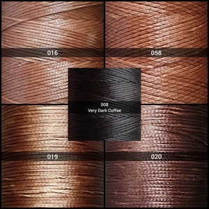 Kit De Fil Ciré Pour Cuir - 250 M - 150D - Avec Aiguilles En Cuir - Kit De Fil