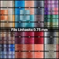 Linhasita Threads 0.75 mm - Gold and Silver 1.2 mm - Waxed Polyester Threads for Micro-macrame product logo