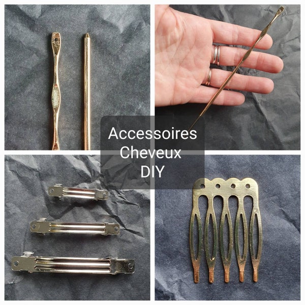 Accessoires DIY pour cheveux : Peignes, pic à cheveux et barrettes