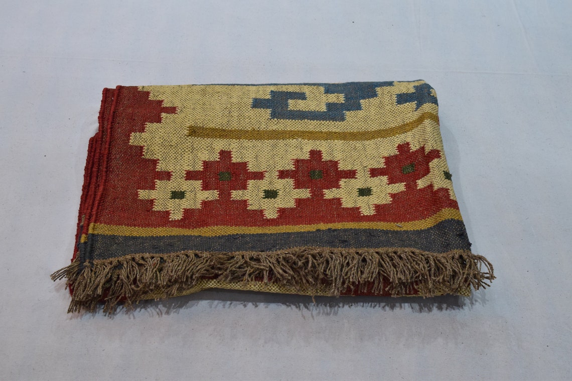 Handgemachte Teppiche Bodendekoration Bedruckt Kilim | Etsy