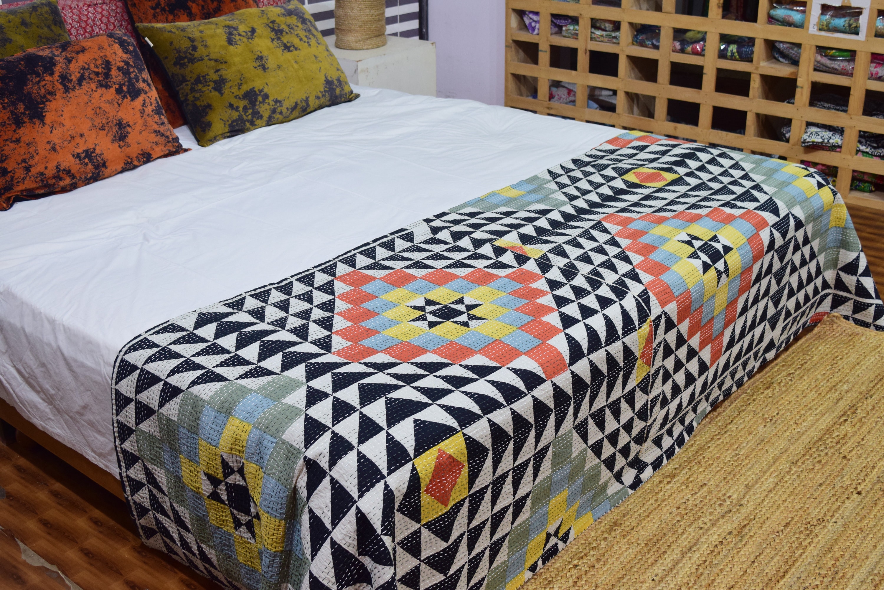 Kantha Quilts handmade and hand stitched kantha quilts Etsy