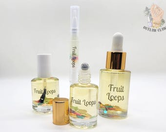 Fruit Loops - Fruity Cereal & Milk Scented Cuticle Oil