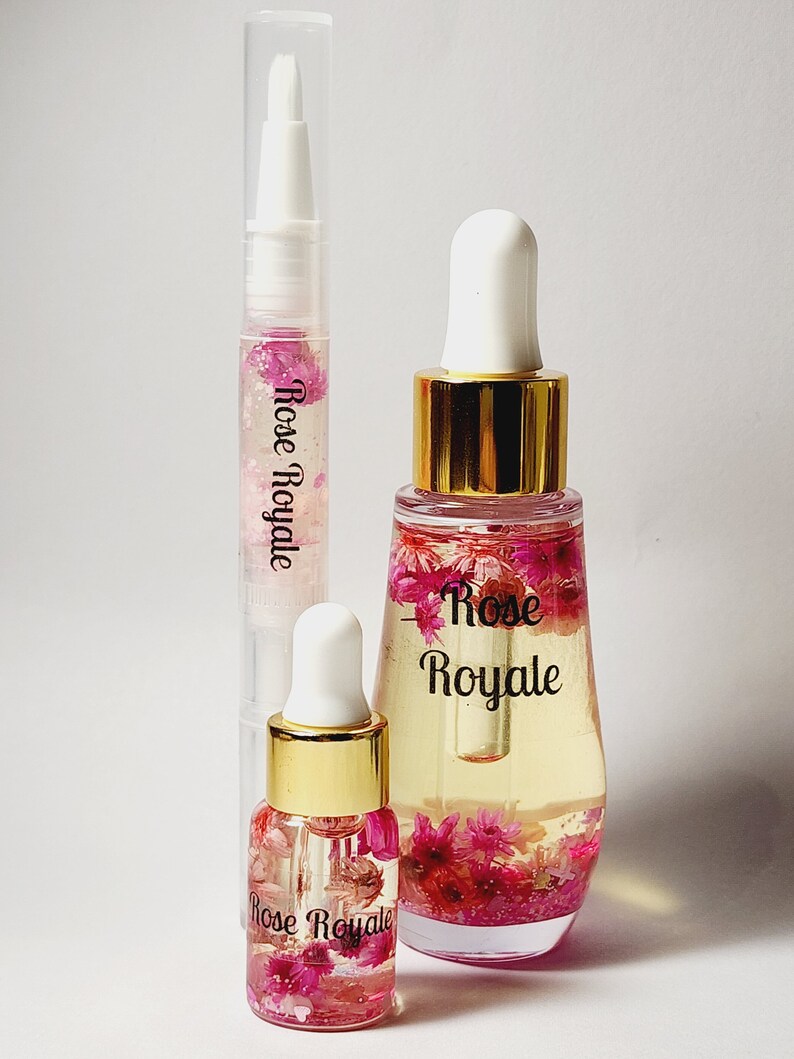 Rose Royale Oud Scented Cuticle Oil Nourishing Sweet Almond Jojoba