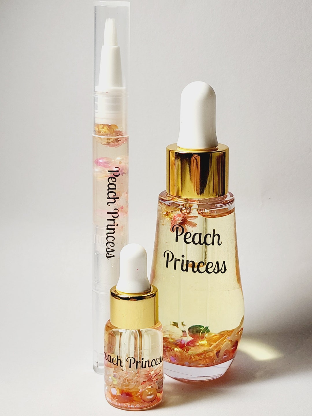 Peach Princess Scented Cuticle Oil Nourishing Sweet Almond Jojoba