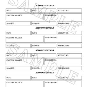 Printable Financial Planner PDF|Ultimate Budget Planner, Expense Tracker, Savings & Debt Payoff Organizer | A4/Letter | Money Management Kit