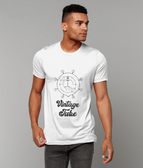 Vintage Vacuum Tube T Shirt Logo Printed Custom Tube Design Etsy