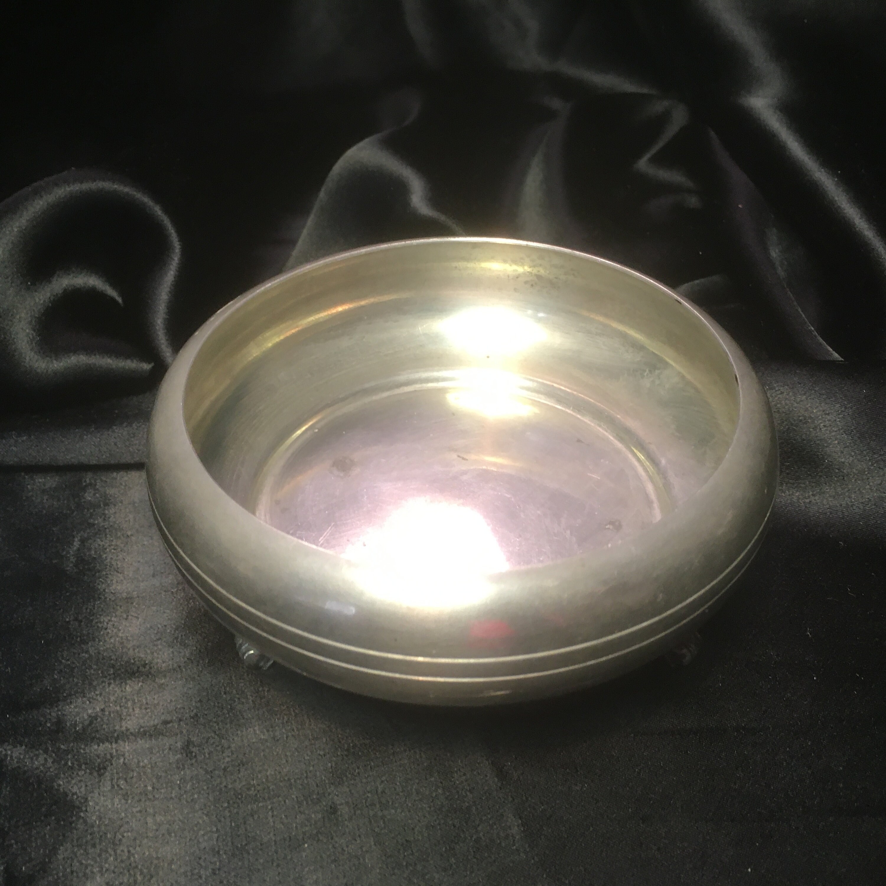 Pewter Bowl Old English Genuine Pewter early to mid 20th Etsy