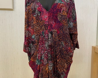 Edme Esyllte Rayon Dress - Anthropologie - c. 1990s