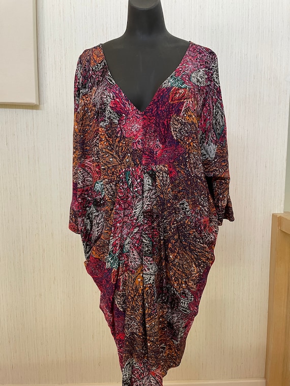 Edme Esyllte Rayon Dress - Anthropologie - c. 1990