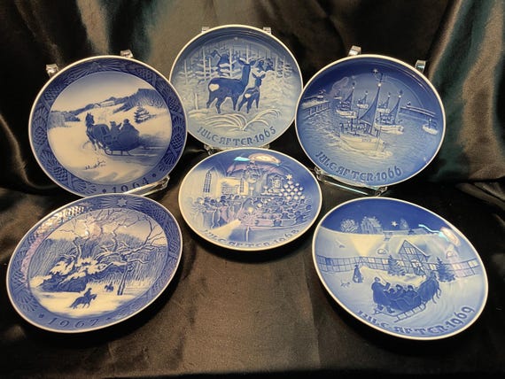 Bing & Grondahl Christmas Plates - Royal Copenhagen - Denmark - C