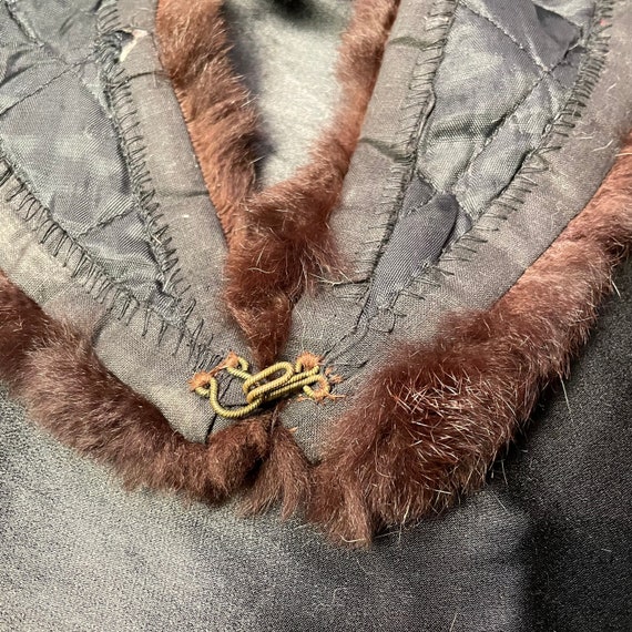 Dark Brown Mink Fur Collar - c. 1970s - image 4