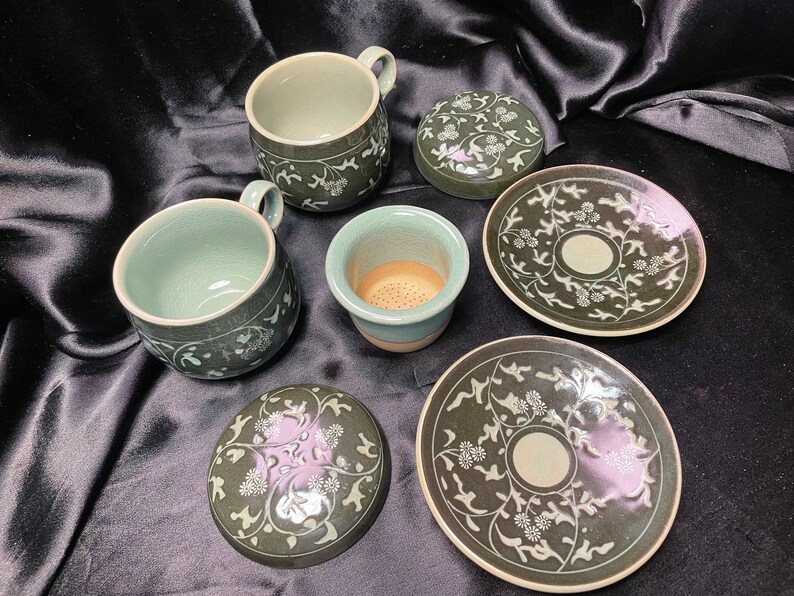 Korean Tea Set Late 20th C. Etsy