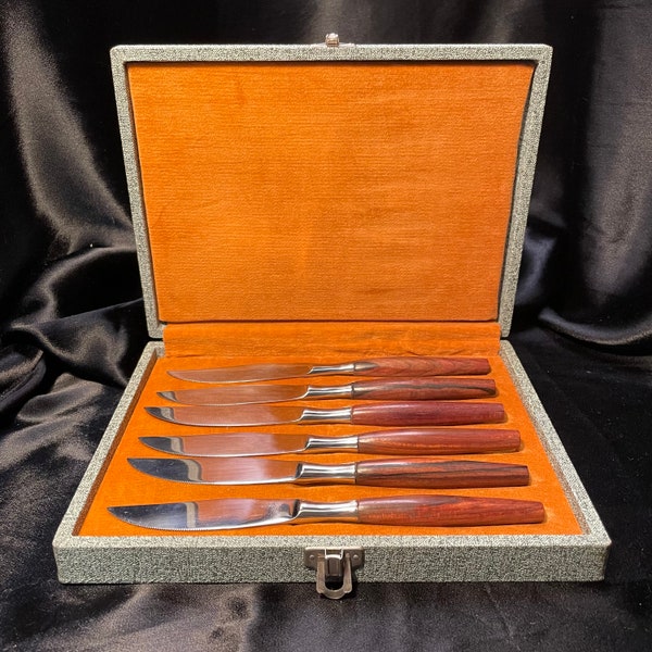 Quikut Stainless Steak Knives Etsy
