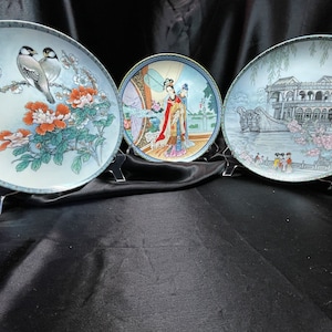 Beauties of the Red Mansion - Bradford Exchange Collectible Plates - Imperial Jingdezhen Porcelain - c. 1986-88