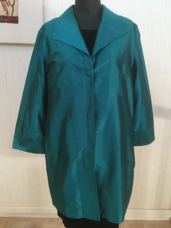 Tesori Teal Shirt - 1990's
