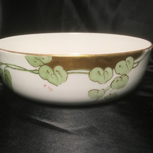 Limoges Porcelain Bowl, hand Painted - Early 20th C.