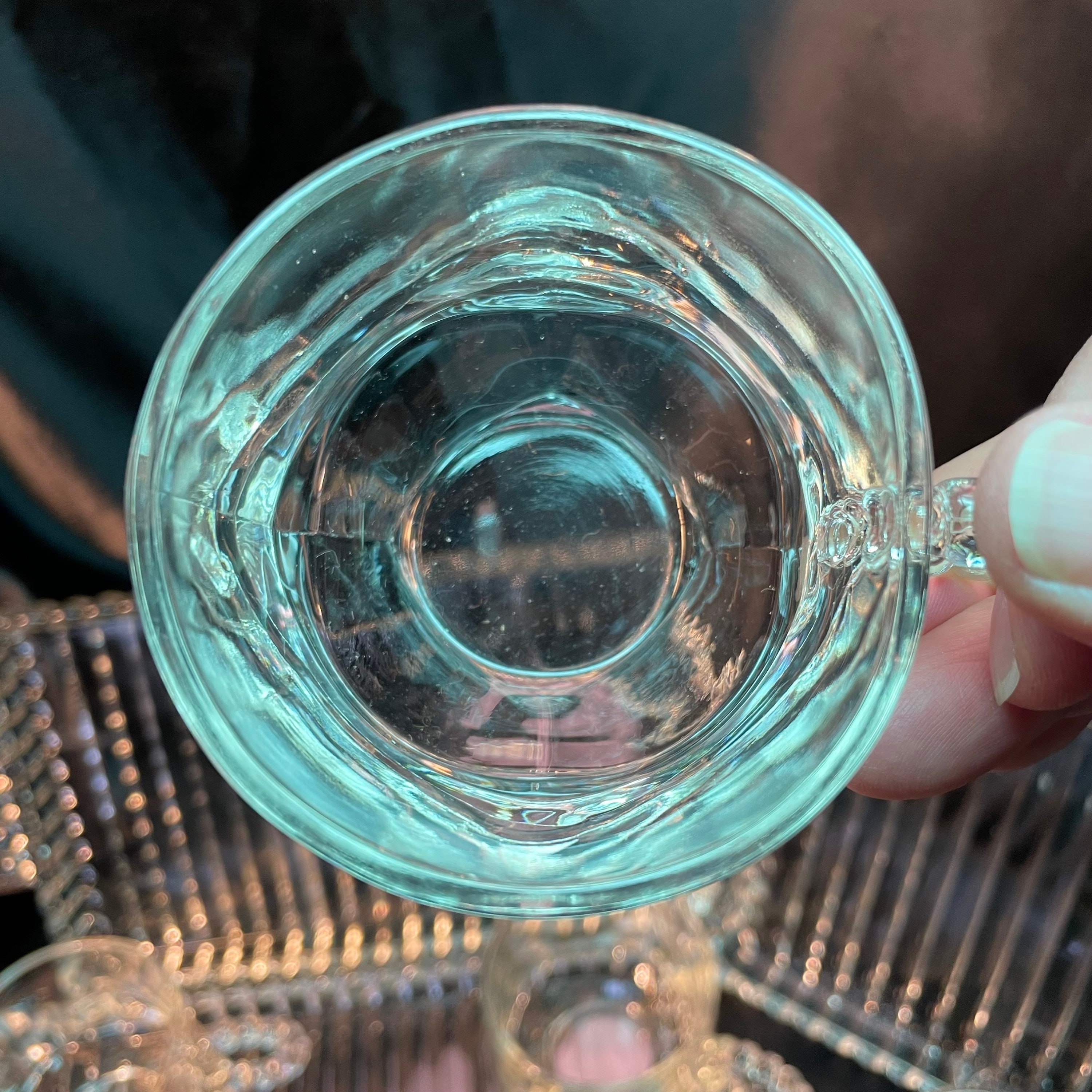 Vintage Pressed Glass　プレスガラスの5点セット　【未使用】 Vintage Pressed Glass プレスガラスの5点セット 【未使用】 Vintage