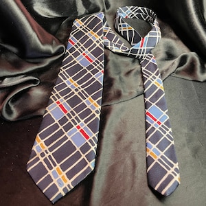 Mondrian Inspired Wide Tie - Beau Brummell - c. 1970s