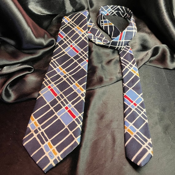 Mondrian Inspired Wide Tie - Beau Brummell - c. 19