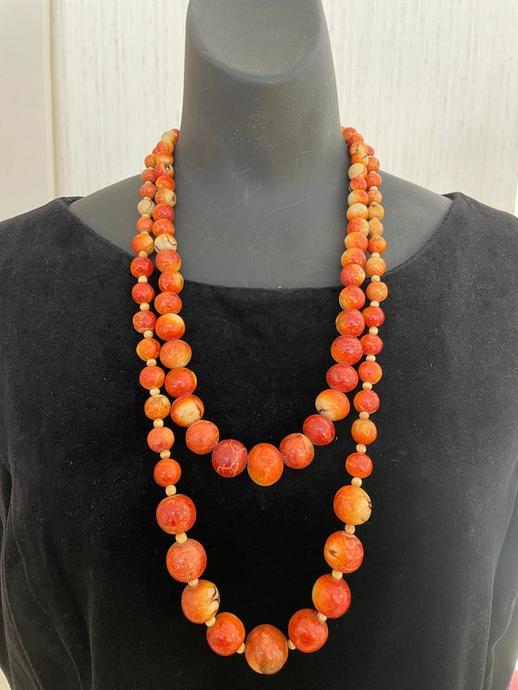 Sponge Coral Necklaces - 3rd Q. 20th C.