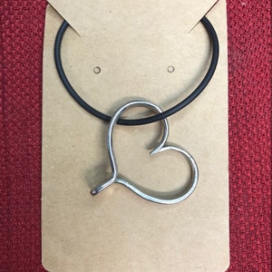 Fork Tine Heart Necklace