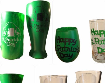 Vino del Día de San Patricio, Taza de cerveza, Pilsner, Copa de Pub